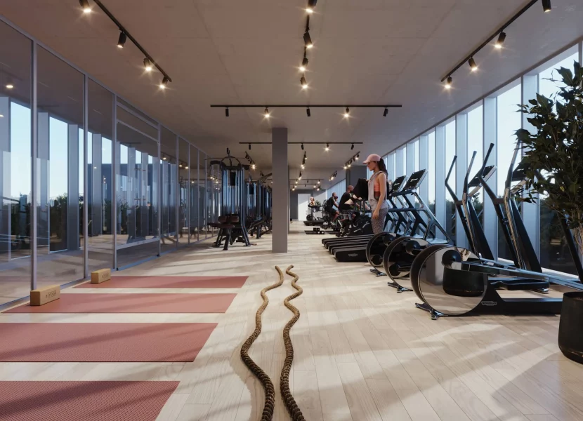 Mostra Maisonneuve condos for rent Montreal gym